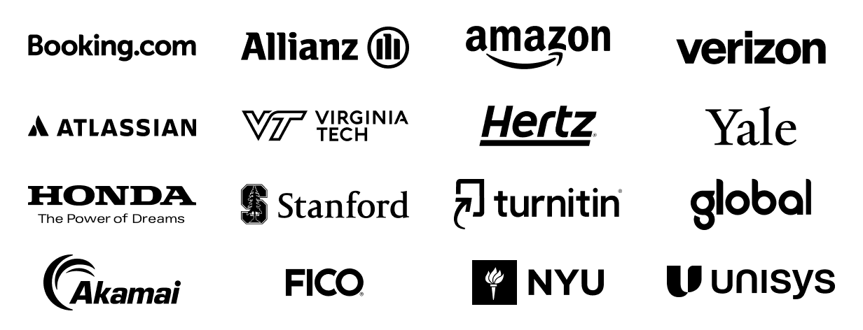 Trusted by employees and students at